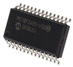 Microchip MCU PIC18F2455 bellek programını kurtarma, şifrelenmiş mikrodenetleyici PIC18F2455 kurcalamaya dayanıklı kırılmadan başlar ve ardından kilitli mikroişlemci PIC18F2455'ten gömülü aygıt yazılımını ikili veri veya onaltılık dosya biçiminde okur;