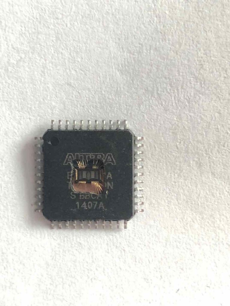 Reverse Engineering INTEL CPLD EPM7032AELC44-10N Chipset can help engineer learn the internal structure of CPLD and unlock cpld epm7032 cpld through locating the fuse bit and disable it by focus ion beam, then the embedded jed file will be extracted directly